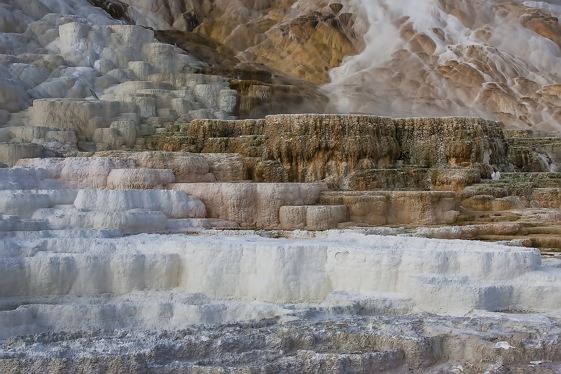 Palette Springs, Mammoth Hot Springs, Yellowstone National Park, Wyoming\n\n18 September, 2008