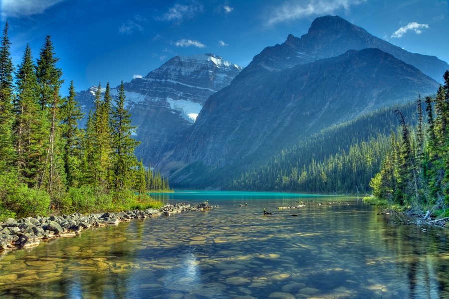 Mount Edith Cavell\n\nLake Of Forgiveness, Tonquin Valley, Jasper National Park, Alberta\n\n24 August, 2009