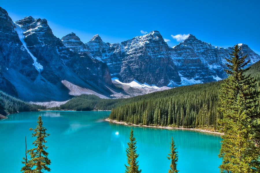 Moraine Lake\n\nNear Lake Louise, Banff National Park, Alberta\n\n10 September, 2009