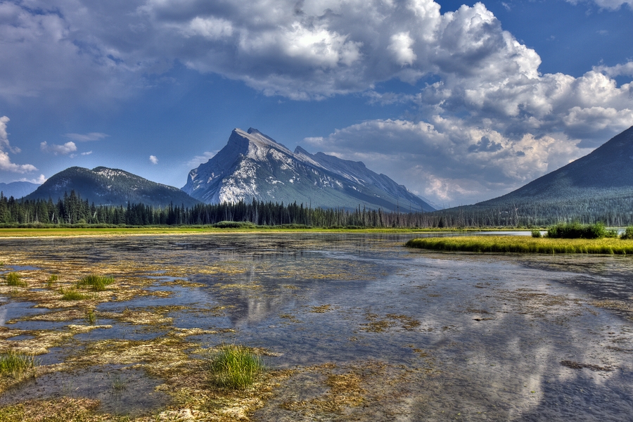 Rundle Mountain\n\nVermillion Lakes, Banff National Park, Alberta\n\n1 Septamber 2009