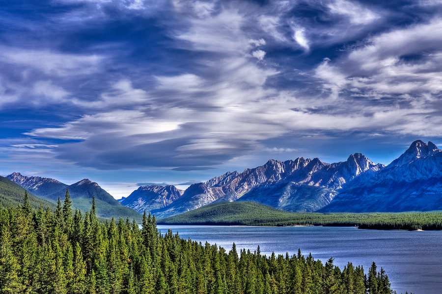 Cloud Formations\n\nPanorama Point, Lower Kananaskis Lake, Peter Lougheed Provincial Park, Alberta\n\n4 September, 2009