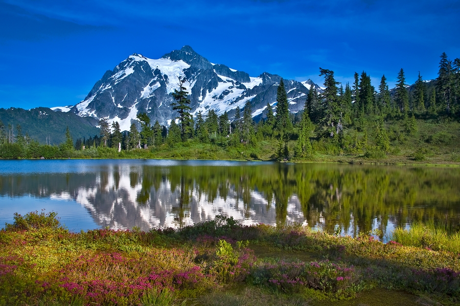 Reflection Lake\n\nMount Shuksan, Washington\n\n17 July, 2009