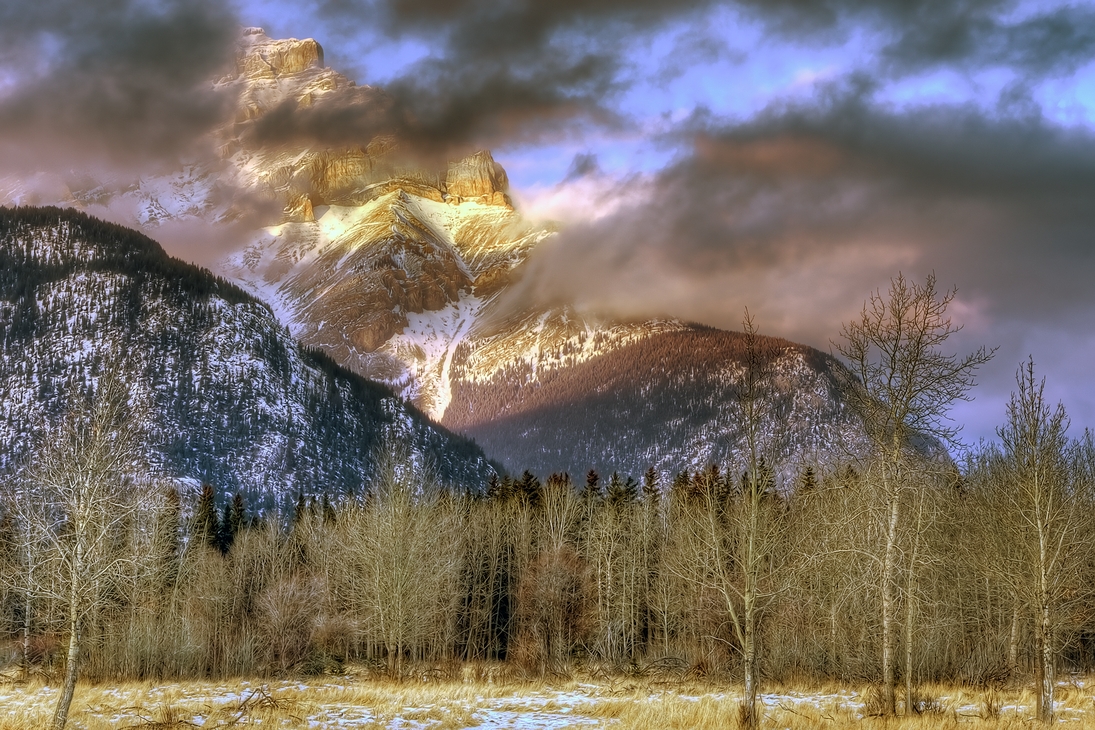 Cascade Mountain, Recreation Boulevard, Banff, Alberta\n\n7 December, 2011