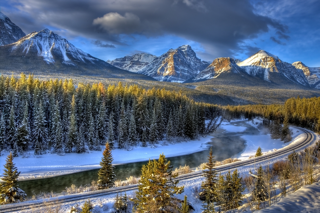 Morant's Corner On The Bow Valley Parkway, Banff National Park, Alberta\n\n10 December, 2011