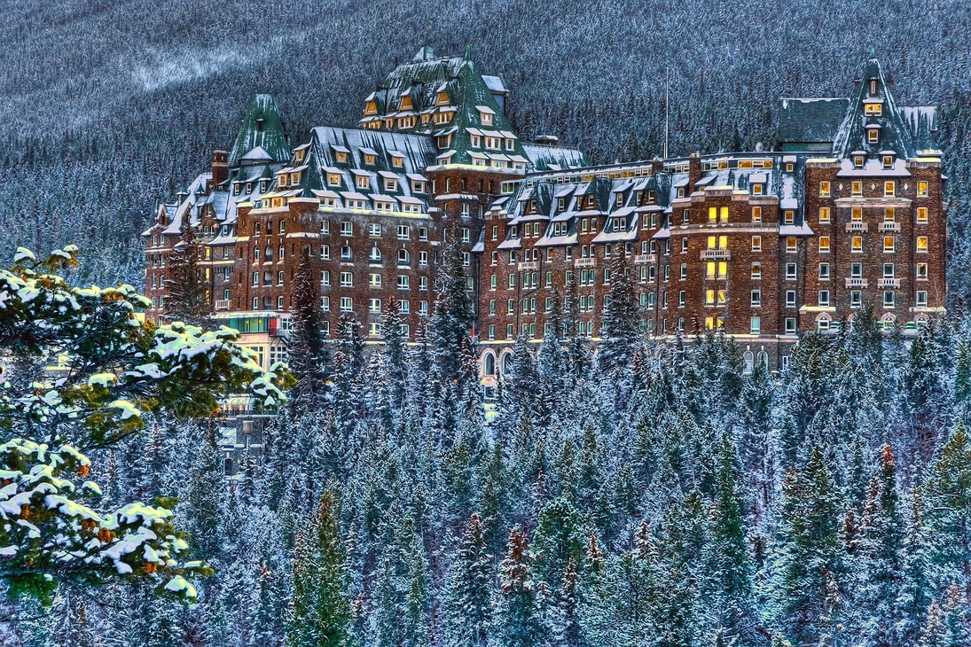 Banff Springs Hotel, Surprise Corner, Banff, Alberta\n\n12 December, 2011