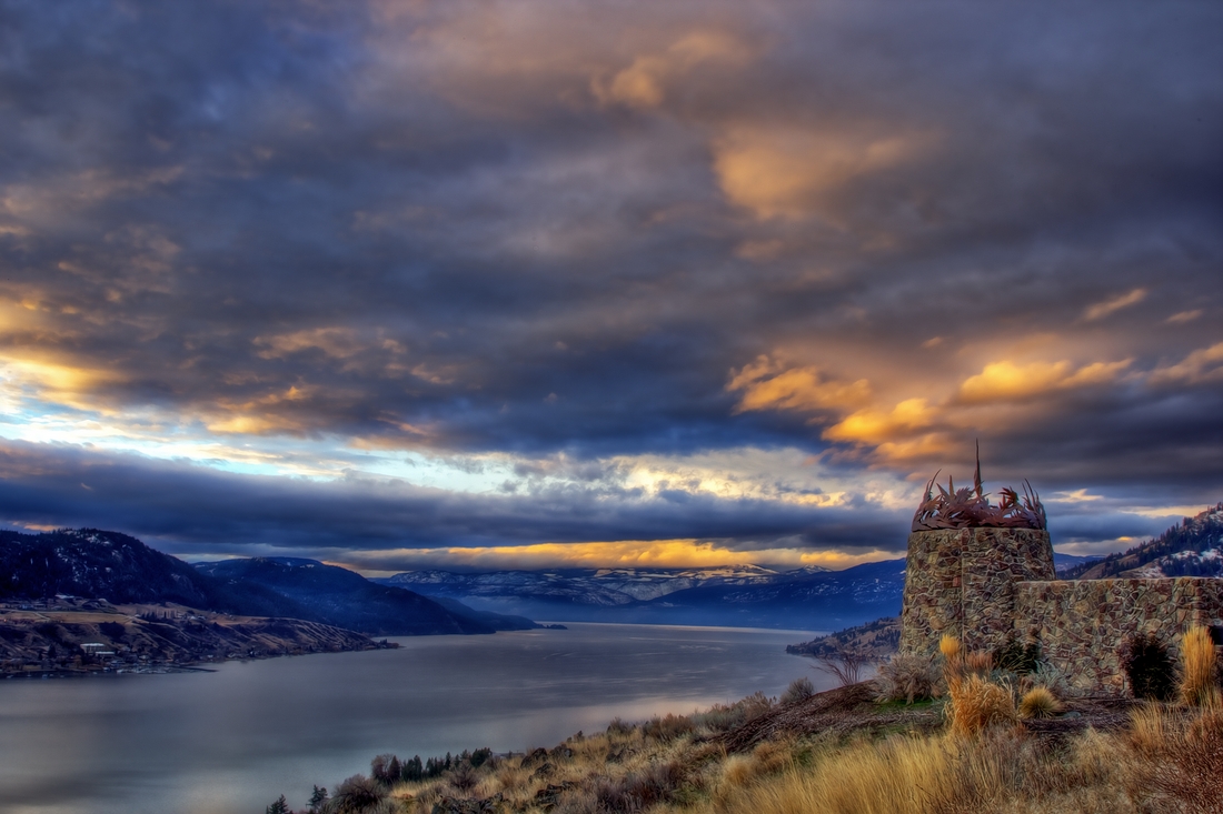 Afternoon Storm, Okanagan Hills Boulevard, Vernon, British Columbia\n\n4 January, 2012