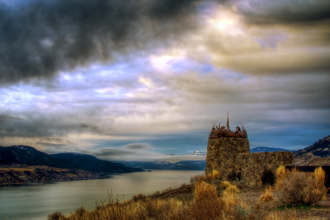 Afternoon Storm, Okanagan Hills Boulevard, Vernon, British Columbia\n\n12 January, 2012