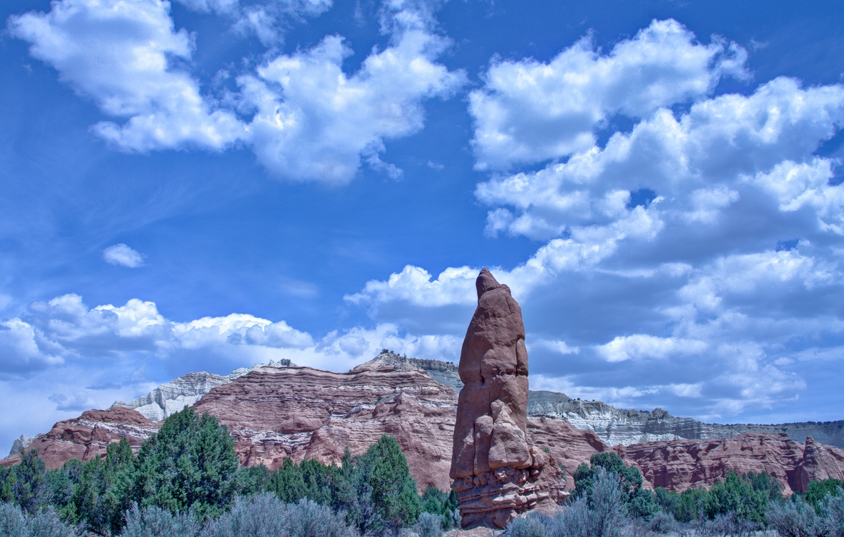 Pinnacle, Chiminey Rock Road, Kodachrome Basin State Park, Near Cannonville, Utah\n\n17 May, 2012