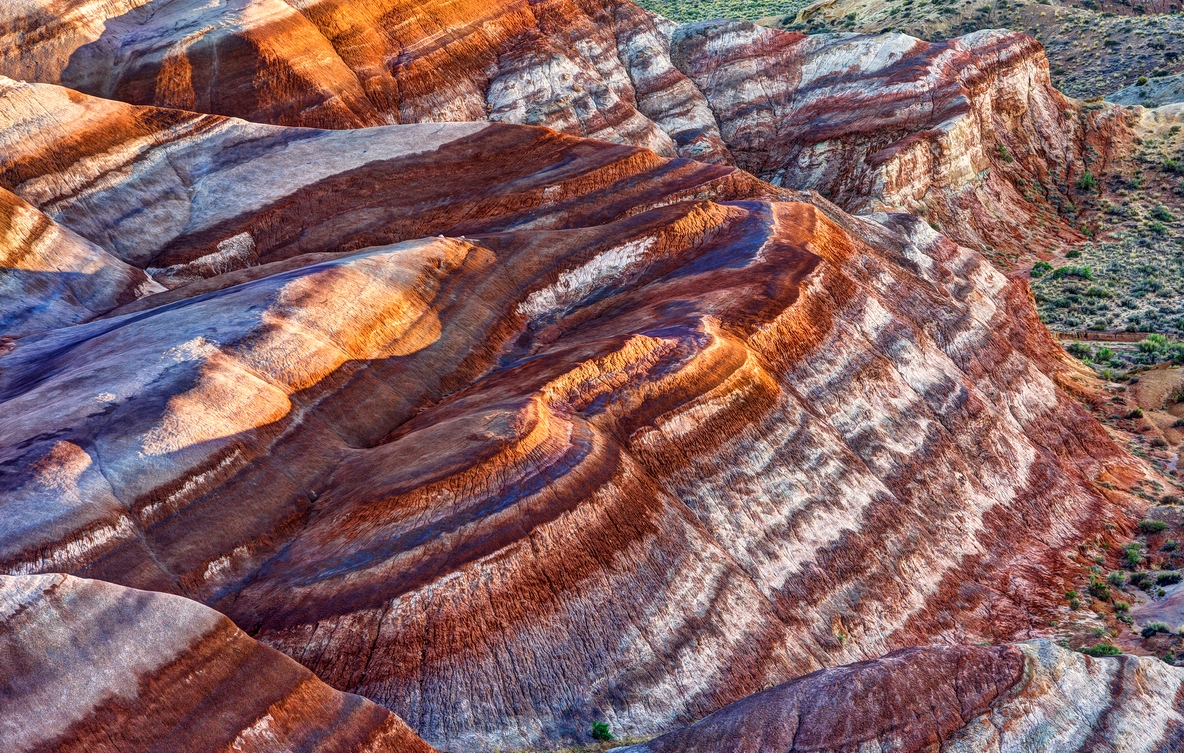 Bentonite Hills, Capitol Reef National Park, Near Torrey, Utah\n\n19 May, 2012