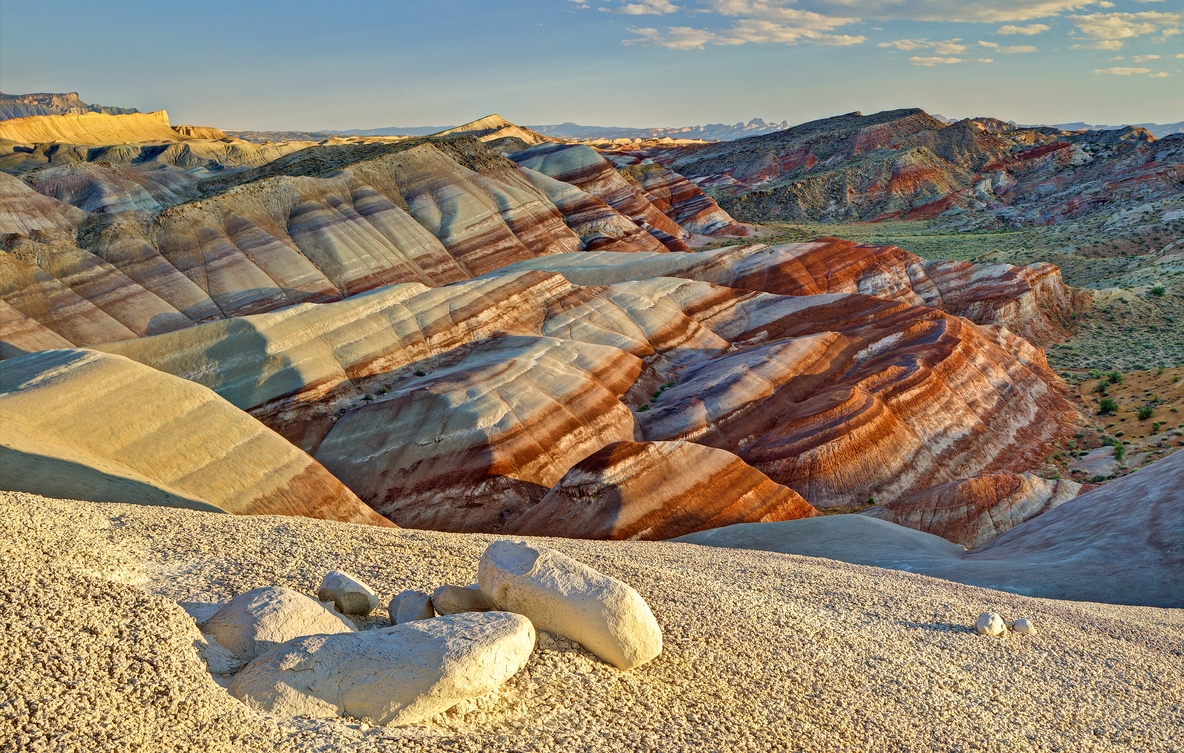 Bentonite Hills, Capitol Reef National Park, Near Torrey, Utah\n\n19 May, 2012