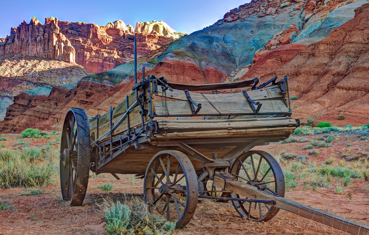 Relic Farm Machinery, Near The Visitor Center, Capitol Reef National Park, Near Torrey, Utah\n\n20 May, 2012