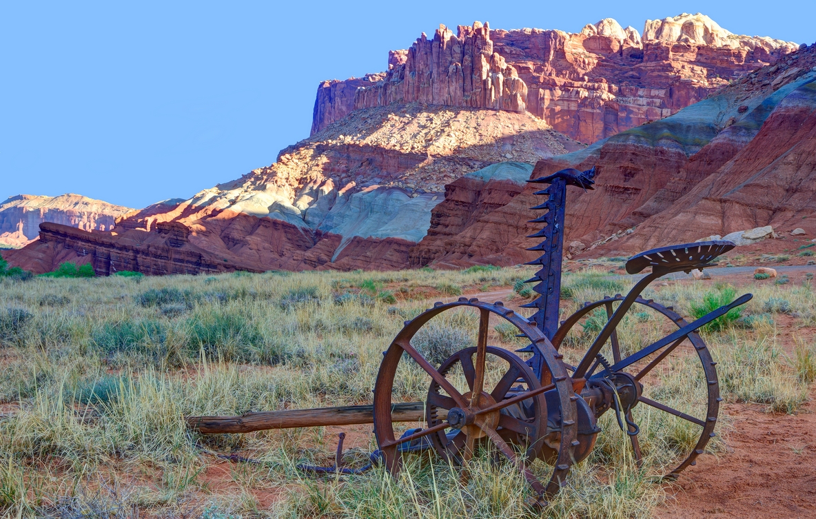 Relic Farm Machinery, Near The Visitor Center, Capitol Reef National Park, Near Torrey, Utah\n\n20 May, 2012