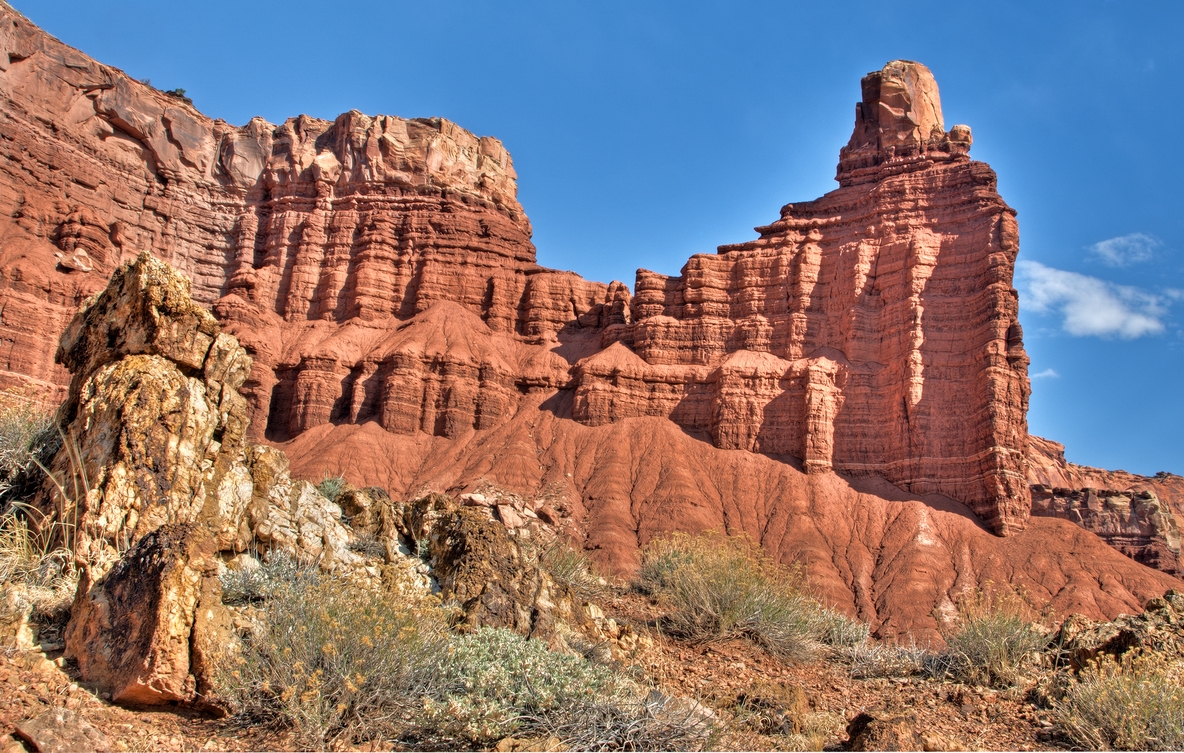 Chimney Rock, Capitol Reef National Park, Near Torrey, Utah\n\n20 May, 2012