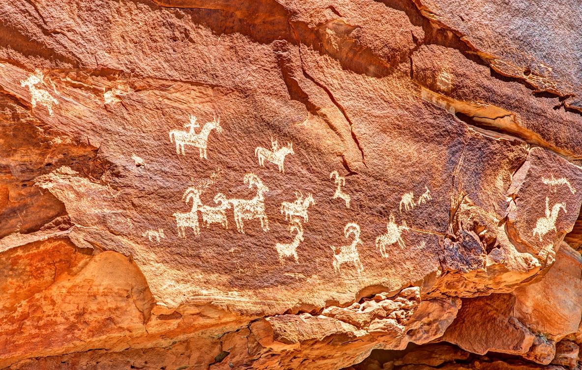 Rock Art Panel, Wolfe Ranch, Arches National Park, Near Moab, Utah\n\n7 May, 2012