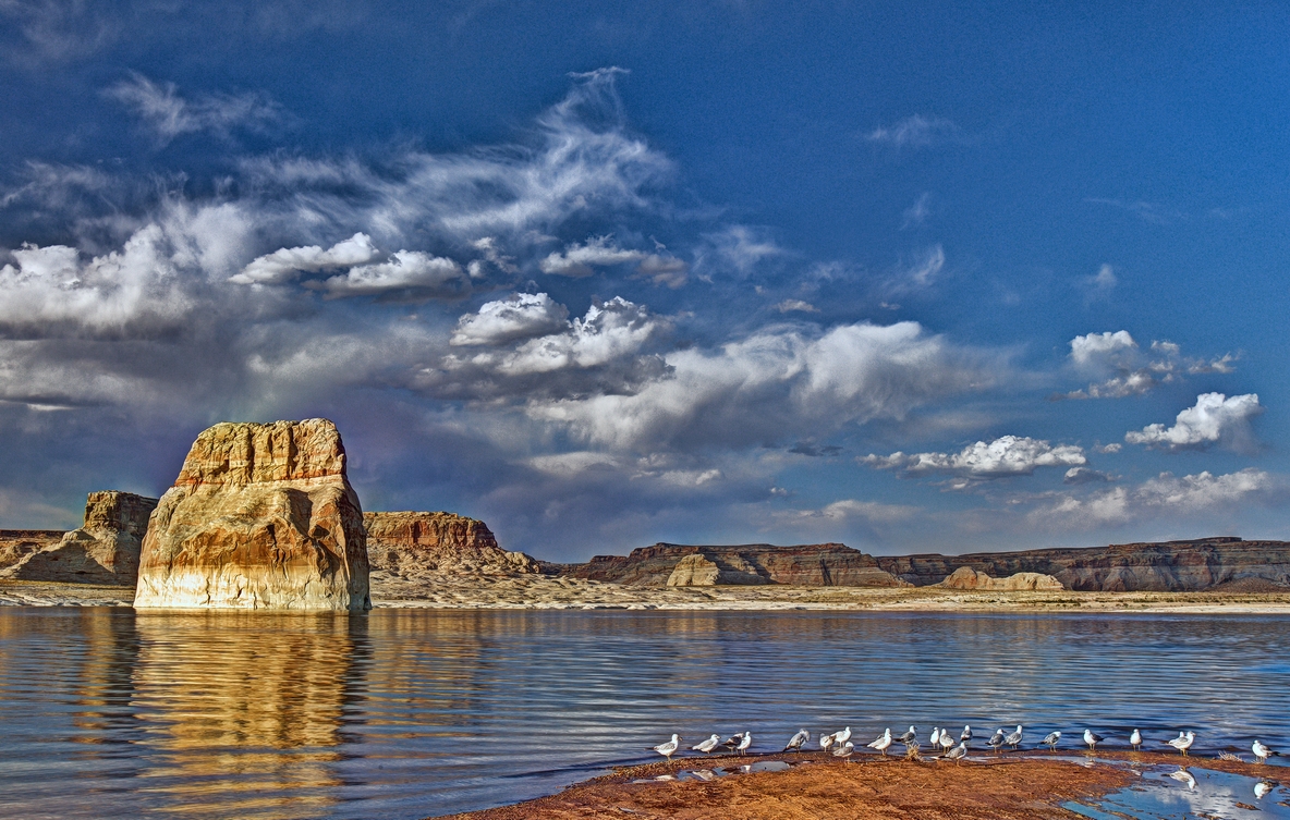 Lone Rock, Wahweap Bay, Glen Canyon National Recreation Area, Near Page, Arizona\n\n12 May, 2012