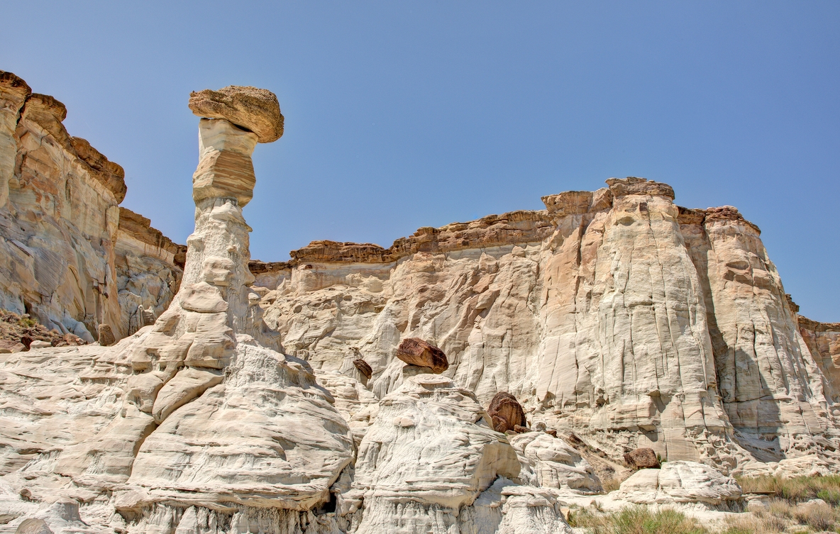 Wahweap Toadstools, Cove Two, Off Cottonwood Canyon Road, Grand Staircase - Escalante National Monument, Near Church Wells, Utah\n\n13 May, 2012