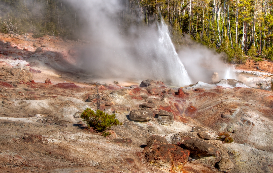 Steamboat Geyser, Norris Geyser Basin, Yellowstone National Park, Wyoming\n\n28 August, 2012