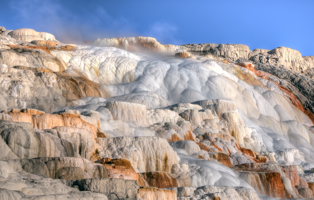 Canary Springs, Upper Terrace, Mammoth Hot Springs, Yellowstone National Park, Wyoming\n\n29 August, 2012