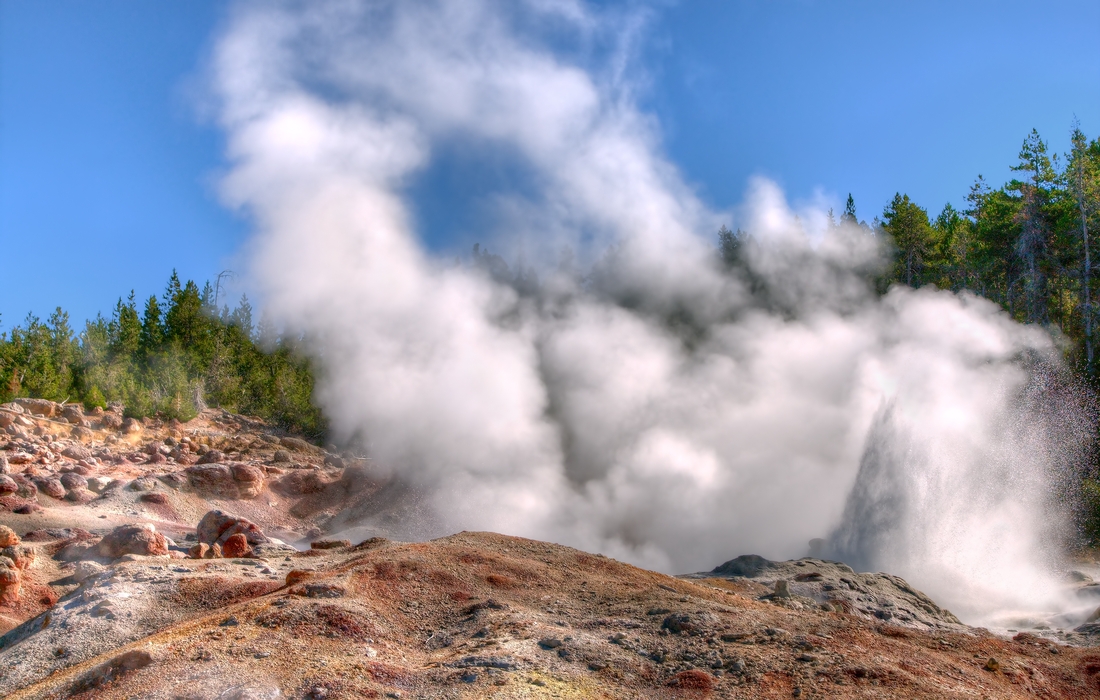 Steamboat Geyser, Norris Geyser Basin, Yellowstone National Park, Wyoming\n\n29 August, 2012