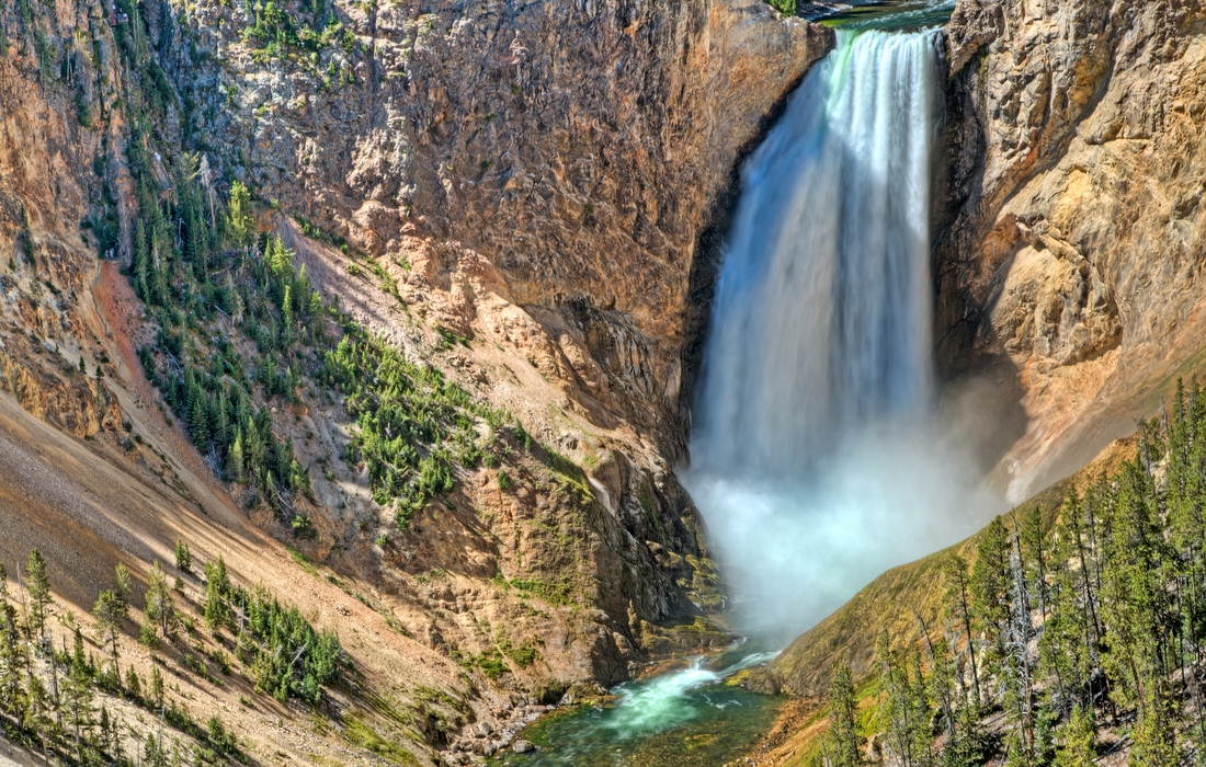 Lower Falls, Artist Point, South Rim Drive, Yellowstone National Park, Wyoming\n\n29 August, 2012