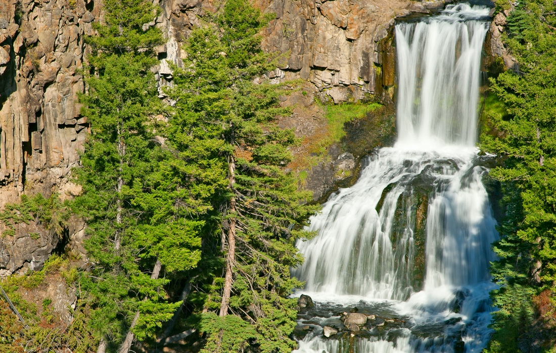 Udine Falls, Near Mammoth Hot Springs, Yellowstone National Park, Wyoming\n\n29 August, 2012