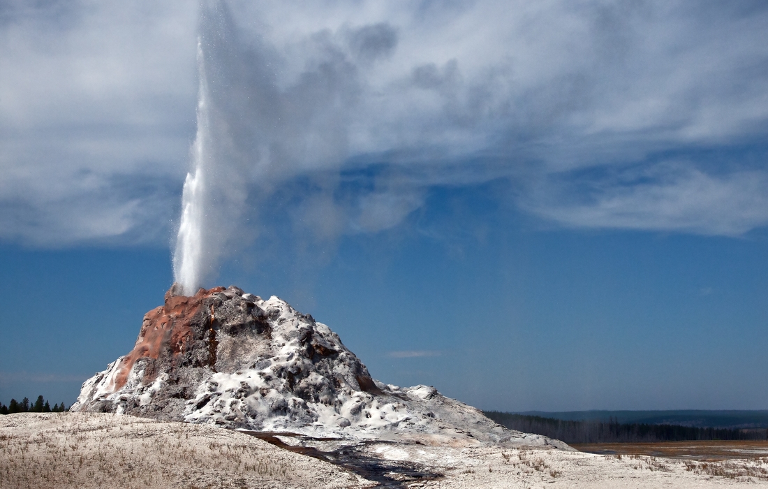 White Dome Geyser, Firehole Lake Drive, Yellowstone National Park, Wyoming\n\n30 August, 2012