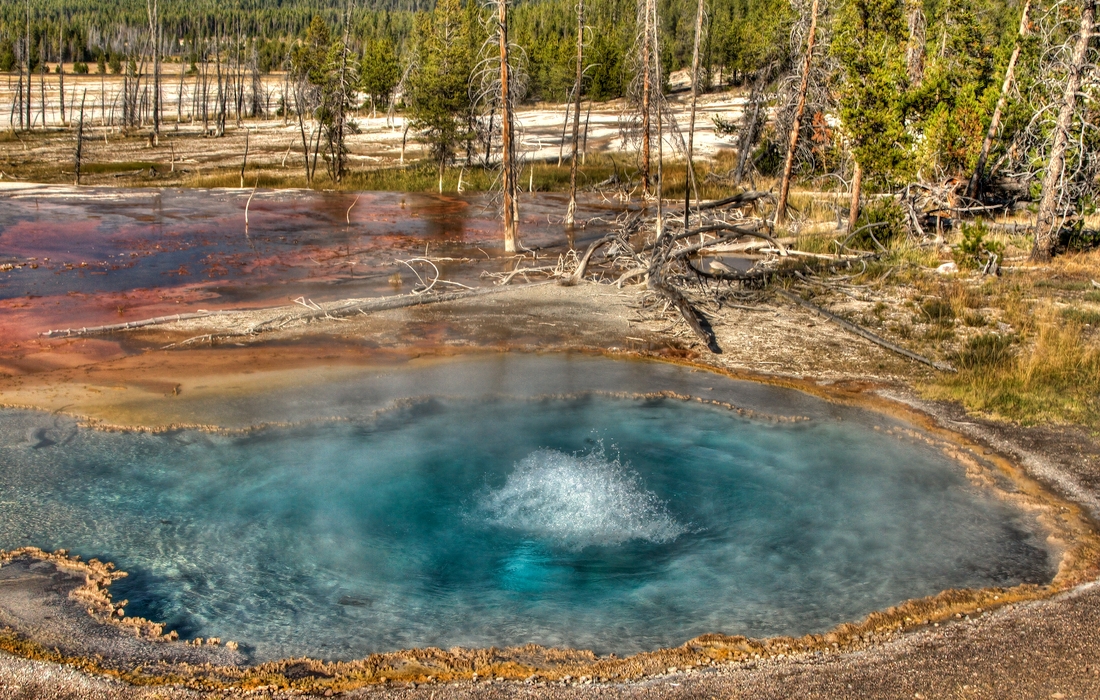 Firehole Spring, Firehole Lake Drive, Yellowstone National Park, Wyoming\n\n30 August, 2012