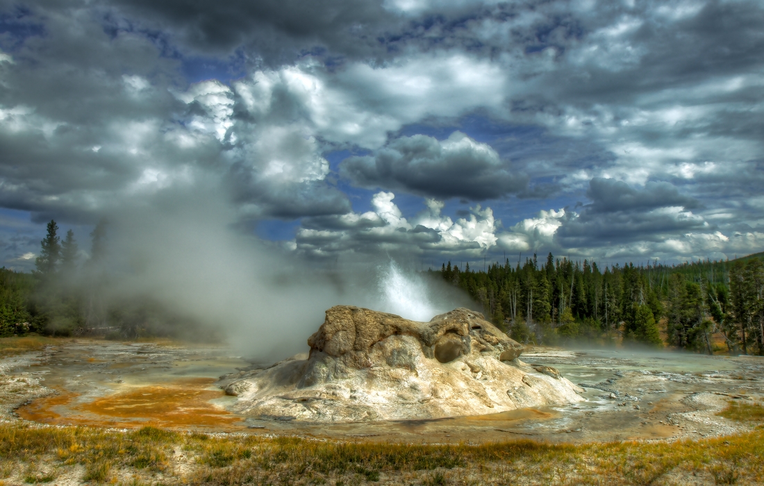 Castle Geyser, Upper Geyser Basin, Yellowstone National Park, Wyoming\n\n31 August, 2012