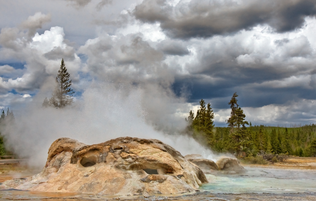 Grotto Geyser, Upper Geyser Basin, Yellowstone National Park, Wyoming\n\n31 August, 2012