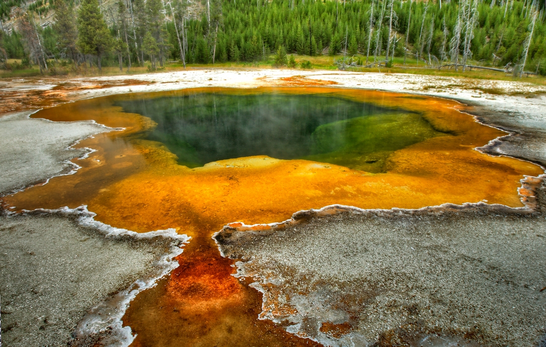 Emerald Pool, Black Sand Basin, Yellowstone National Park, Wyoming\n\n31 August, 2012