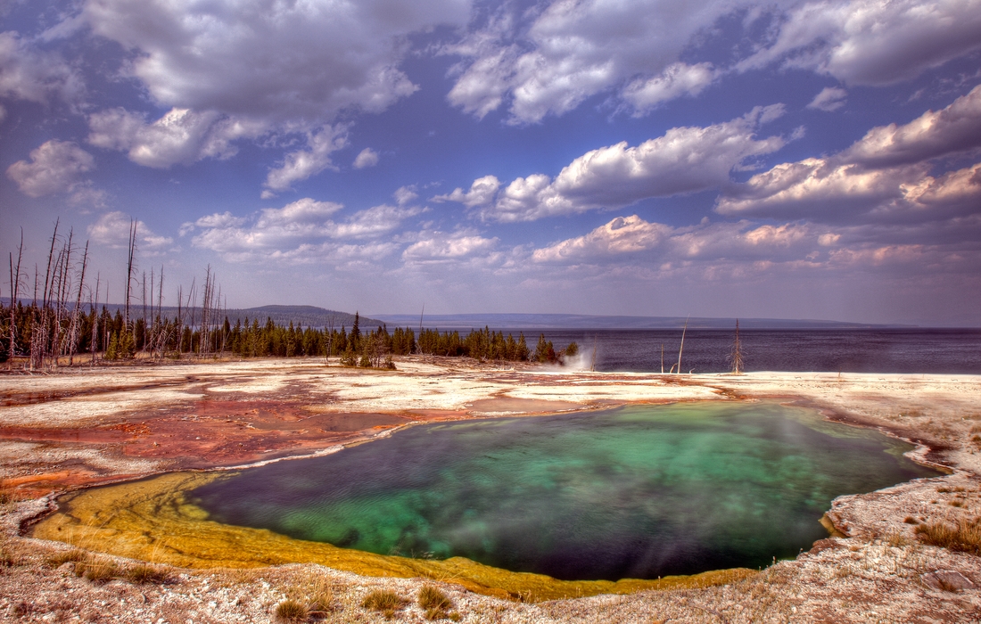 Abyss Pool, West Thumb Geyser Basin, Yellowstone National Park, Wyoming\n\n4 September, 2012