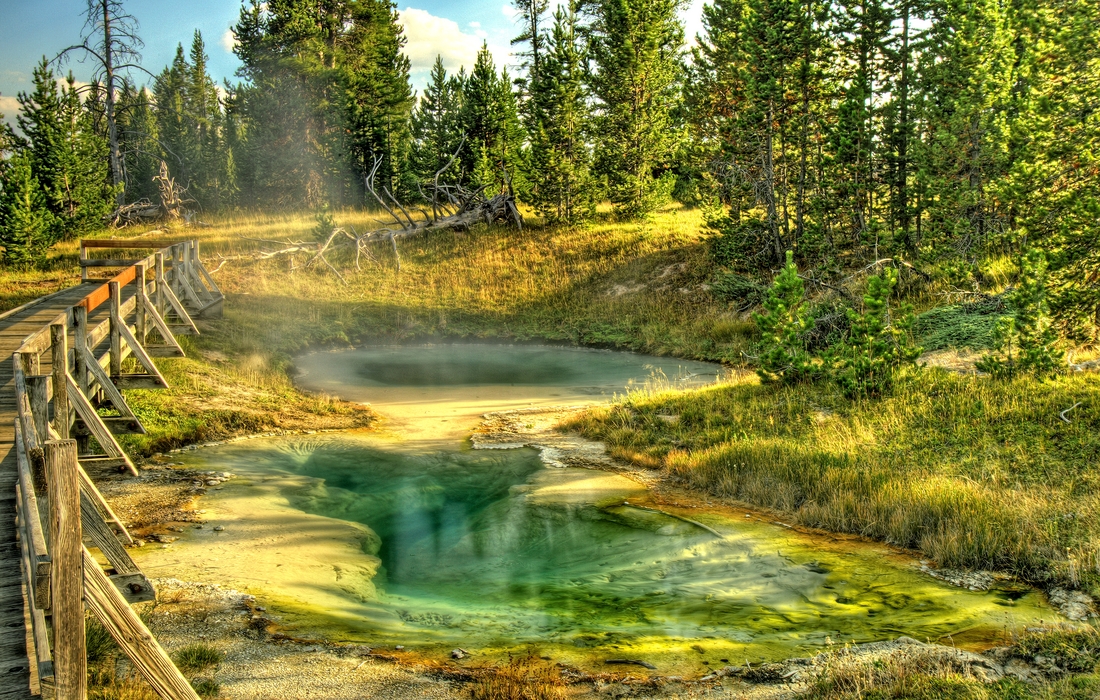 Seismograph Pool, West Thumb Geyser Basin, Yellowstone National Park, Wyoming\n\n4 September, 2012