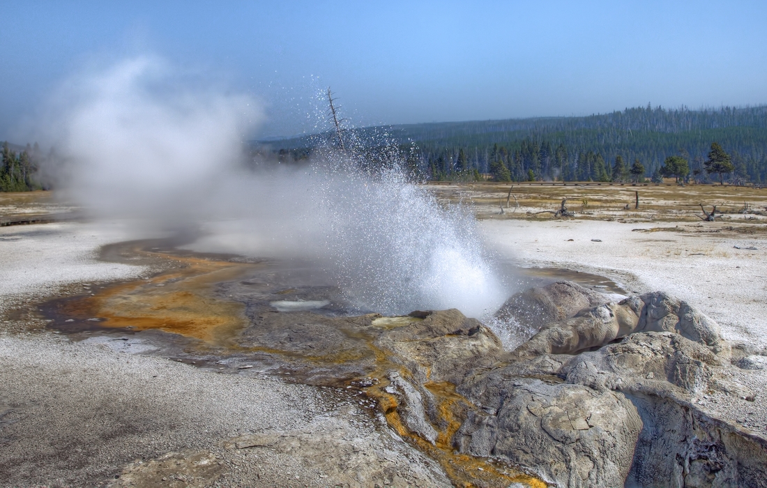 Avoca Spring, Biscuit Geyser Basin, Yellowstone National Park, Wyoming\n\n5 September, 2012