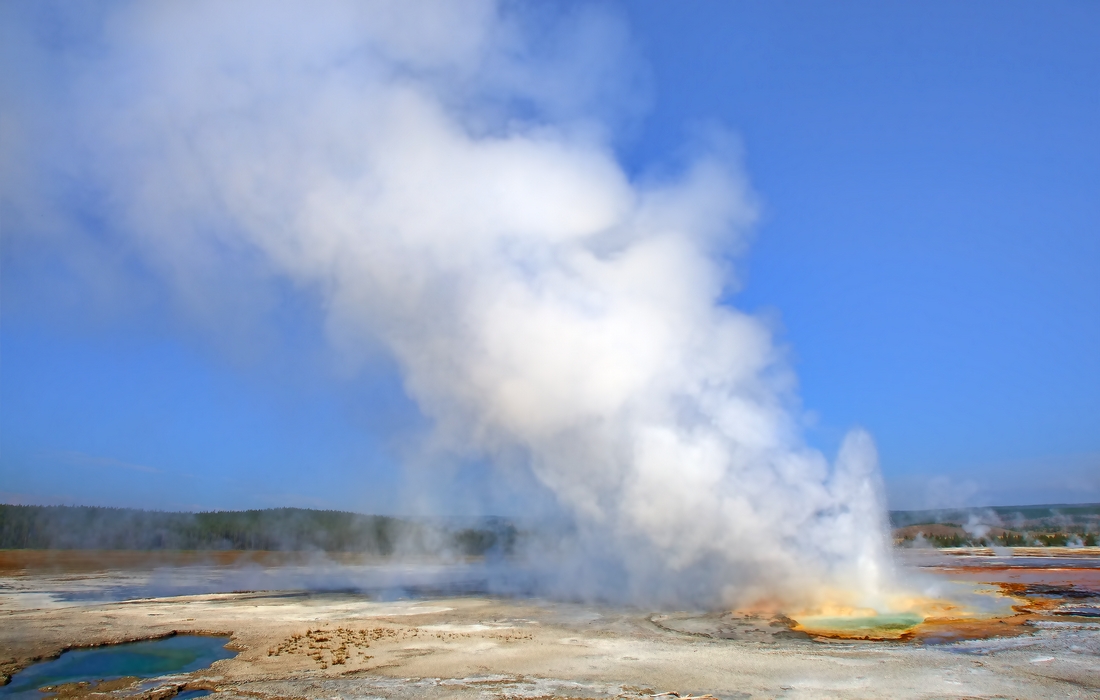 Clepsydra Geyser, Fountain Paint Pot, Yellowstone National Park, Wyoming\n\n6 September, 2012