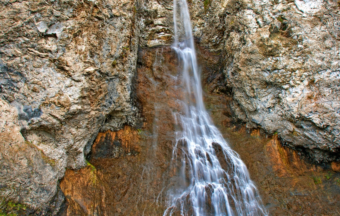 Fairy Falls, Midway Geyser Basin, Yellowstone National Park, Wyoming\n\n6 September, 2012