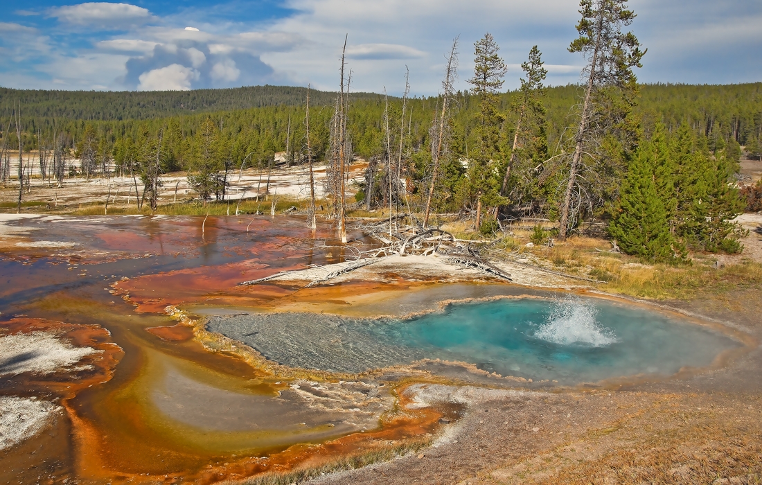 Firehole Spring, Firehole Lake Drive, Yellowstone National Park, Wyoming\n\n30 August, 2012