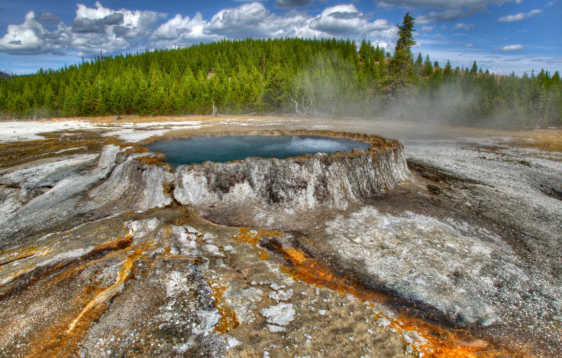 Punch Bowl Spring, Upper Geyser Basin, Yellowstone National Park, Wyoming\n\n31 August, 2012