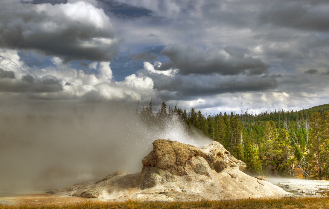 Castle Geyser, Upper Geyser Basin, Yellowstone National Park, Wyoming\n\n31 August, 2012