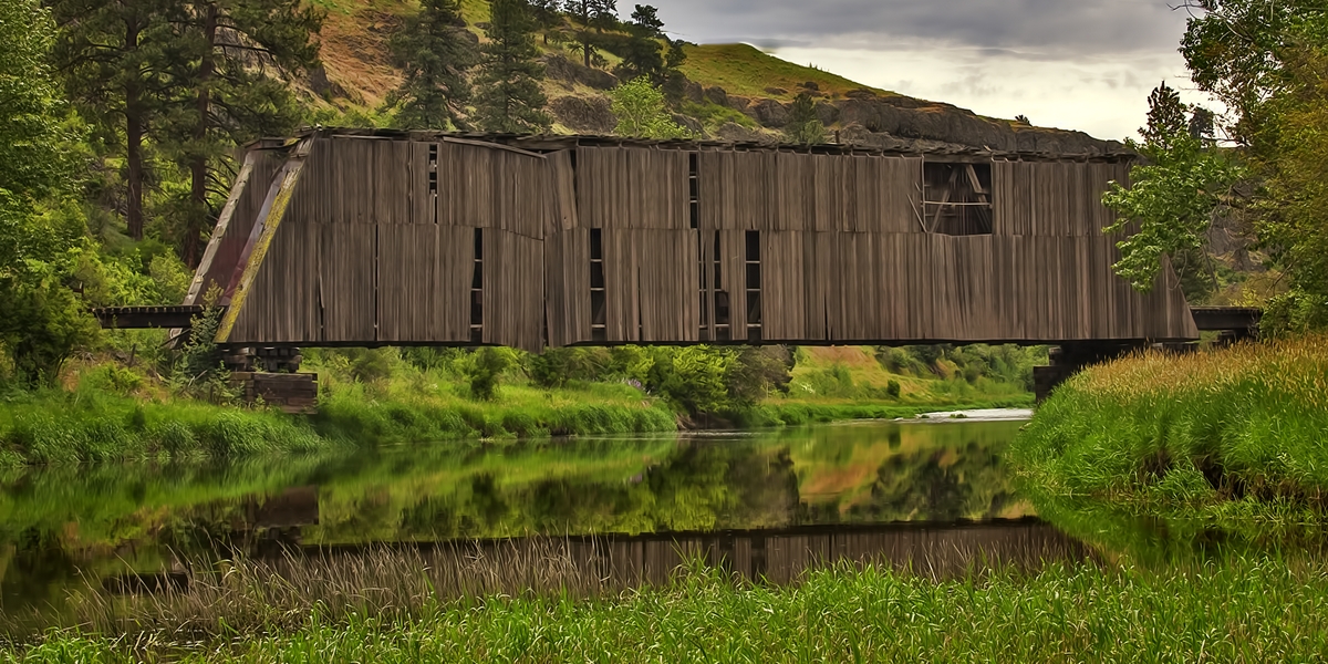 Manning Covered Bridge, Near Colfax, Washington\n\n1 June, 2009