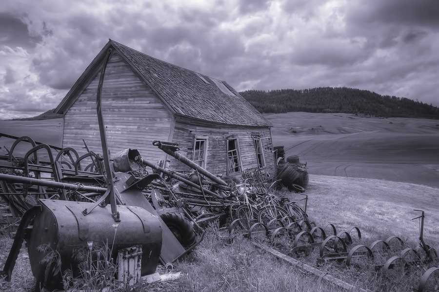 Skeen School Bone Yard, Fulgate Road, Near Palouse, Washington\n\n18 June, 2013