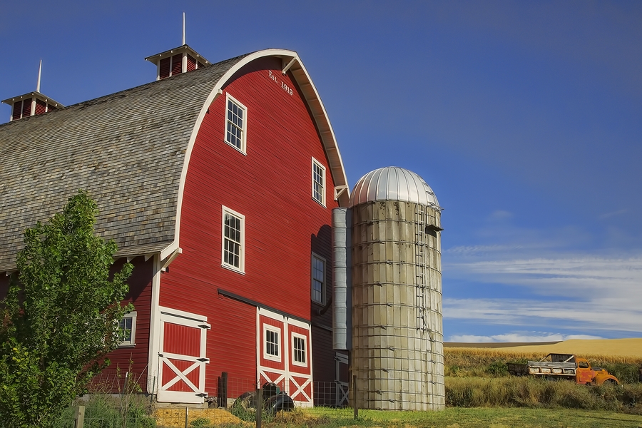 Heidenreich 1919 Gothic Barn, SR 272, Near Colfax, Washington\n\n27 July, 2013